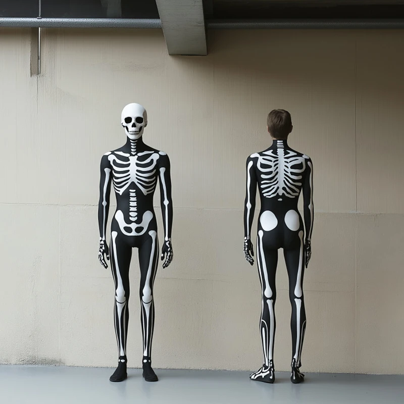 Halloween Mannen Vrouwen Skele - Anime Cosplay Jumpsuit recensie en prijs