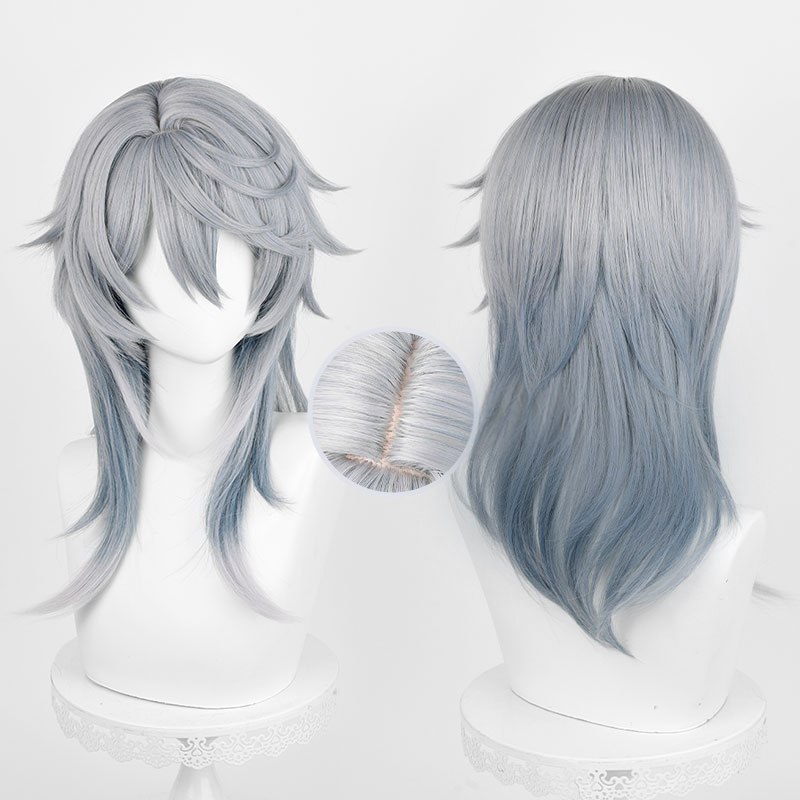 HSR Zondag Cosplay Pruik 52 cm - Anime Cosplay Blue Hair recensie en prijs