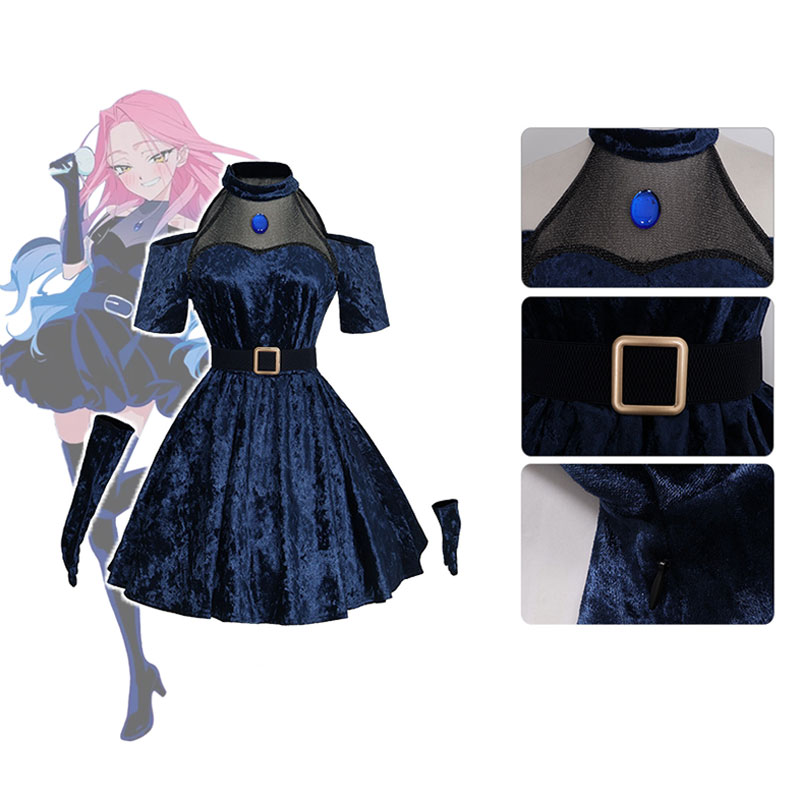 Mizi Cosplay Anime Alien Stage - Anime Cosplay Blue Hair recensie en prijs