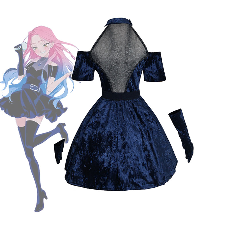 Mizi Cosplay Anime Alien Stage - Anime Cosplay Blue Hair recensie en prijs