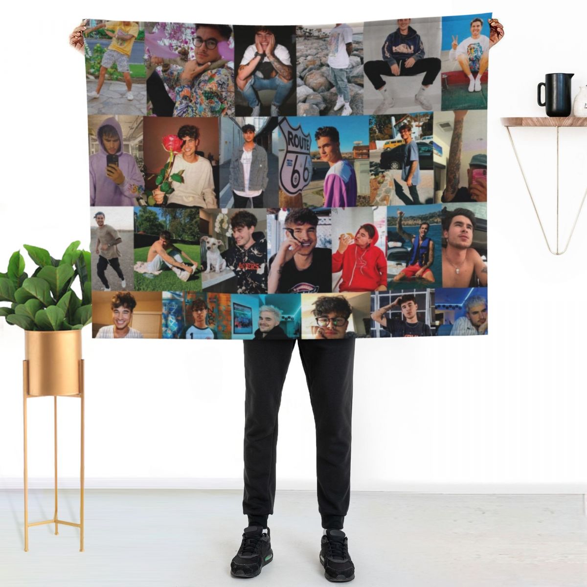Kian Lawley Plaid, zomerse str - Anime Cosplay Idea recensie en prijs