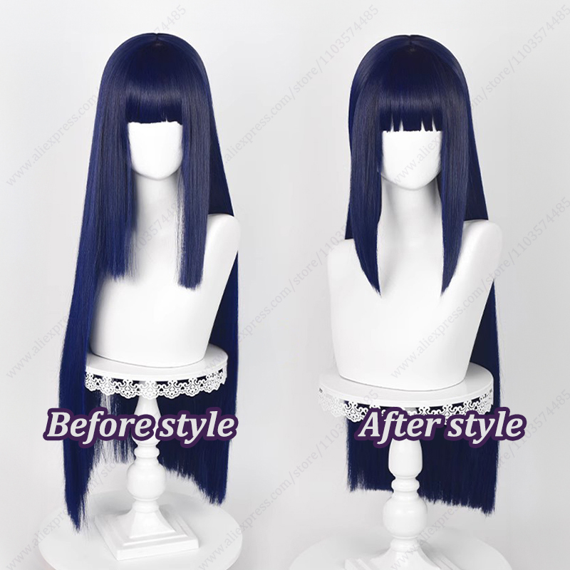 Hinata Hyuga Cosplaypruik Blau - Anime Cosplay Blue Hair recensie en prijs